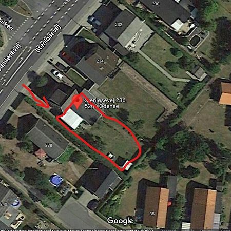 Stuelejlighed Med Have Og Overdaekket Terrasse Odense Kültér fotó